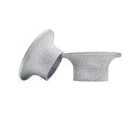 Edge diamond grinding wheel 3 Inches/74mm 22.23mm 1PC Diamond Grinding Wheel Vacuum Brazed Demi-bullnose Edge Profile Diameter Disc(1Pcs 22.23 15mm A)
