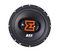 EDGE EDBX6 6.5” inch (16.5cm) 3 way Coaxial speaker - 90/180 W, Black and Orange. Includes Grilles, Sold in Pairs