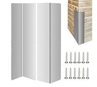 Edge Guards - Corner Guards, Stainless Steel Corner Guards, 89° Outer Corner Protection, 8.57 Inch, Wall Fireplace Tips for Residential, Commercial, Outdoor, Public Spaces, Schools, 2 x PCs