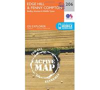 Edge Hill & Fenny Compton Map | Weatherproof | Badby, Kineton & Middle Tysoe | Ordnance Survey | OS Explorer Active Map 206 | England | Walks | Hiking | Maps | Adventure