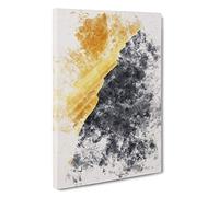 Edge of a Sand Dune Watercolour Canvas Print | Gallery Wrapped 30mm Frame Wall Art | 30x20 inches | Ready to Hang | Modern Picture | Living Room Bedroom Lounge Office