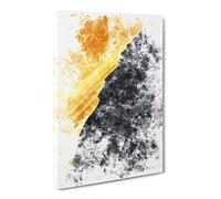Edge Of A Sand Dune Watercolour Canvas Print | Gallery Wrapped 30mm Frame Wall Art | 30x20 inches | Ready to Hang | Modern Picture | Living Room Bedroom Lounge Office