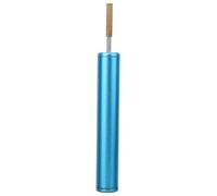 Edge Oil Pen, Multifunctional Leather Craft Tool, Aluminum Alloy Roller with Brass Wheel for Smooth Edge Oil Application, Available in 6 Colors for DIY Leather Projects (Blue 2#)