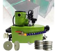 Edge Polisher 800W, Portable Handheld Grinder with 8 Diamond & 2 Polishing Wheels for Glass, Marble, Ceramic - 8000 RPM Multi-Function Edger