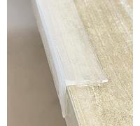 Edge Protector 100% Silicone, Clear Baby Proofing Corners Guards, Pre-Tape Adhesive Soft for Kids Safety, Child Table Cabinets Furniture Protection (2 x 2 cm(width), 1 m (Pack of 1))