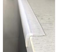 Edge Protector 100% Silicone, Clear Baby Proofing Corners Guards, Pre-Tape Adhesive Soft for Kids Safety, Child Table Cabinets Furniture Protection (1.5x1.5cm(width), 4 m (Pack of 1))