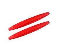 Edge Protector 2Pcs Universal Anti-Collision Protector Rubber Car Door Products Auto Front And Rear Corner Bumper Cover(Red)