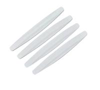 Edge Protector Auto Car Bumper Protector Corner Guard Anti-Scratch Strips Sticker Protection Body Molding Valance Chin(White-mini-4pcs)