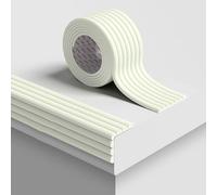 Edge Protector for Baby Furniture, Self-adhesive Soft Foam Padding for Child Safety and Protection, Cuttable Strips for Coverage of Corners and Edges (I 80mm Width, 4m/4m Length)