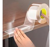 Edge Protector Strip 20mm x 3m, Clear Transparent Self-Adhesive Corner Guard, Soft Acrylic Proofing Furniture Edge Bumper for Tables, Cabinets, Glass Desks, Beds, Shelves and Kitchen Countertops