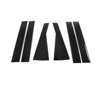 Edge Protector Strips for CRV for CR-V 2023+ Stainless Steel Black Car Window Molding Strip Pillar Side Cover Trim 10Pcs Accessories Automotive Weather Seals(Black Pillar)