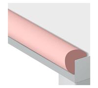Edge Protectors, Foam Strips Self-Adhesive L-Shaped Edge Protection Multicolor Multiple Sizes(Roze,2m/6.56ft)