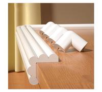 Edge Protectors, Foam Wall Edge Protector Furniture Strips Bumper Guard Cushion 2m/5m Multicolor(White-b,5m)