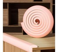 Edge Protectors, Protective Foam Cushion, Proof Corners And Edges Bumper Coffee Table Kitchen, 78.7in Long(Pink,3pcs)