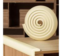 Edge Protectors, Protective Foam Cushion, Proof Corners And Edges Bumper Coffee Table Kitchen, 78.7in Long(White-b,1pcs)