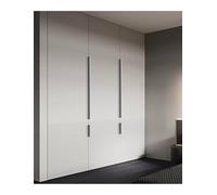 Edge Pulls, Corner Recessed Handle - Minimalist Invisible Drawer Pull for Kitchen Cabinets, Wardrobe, Tall Cabinets & Drawers(Gray,L 12 x H 1.5cm)
