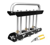 Edge Roller Bender, 3 Station Sheet Metal Rolling Machine for Roofing, Sign Making, Door Frames - Essential Construction Tool for Metal Forming
