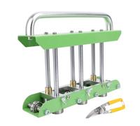 Edge Roller Bender, 3 Station Sheet Metal Rolling Machine for Roofing, Sign Making, Door Frames - Essential Construction Tool for Metal Forming