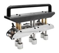 Edge Roller Metal Bending Tool, 3 Station High Speed Steel Seam Roofing Sheet Metal Edge Roller Bending Tool, for 0-90 Degree Angle 13-130mm Bending