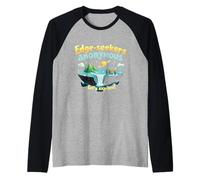 Edge-Seekers Anonymous Let's Explore Adventure Raglan Baseball Tee