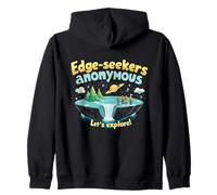 Edge-Seekers Anonymous Let's Explore Adventure Zip Hoodie
