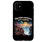 Edge-seekers Anonymous Let's Explore The Earth Is Flat Case for iPhone 11