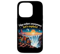 Edge-seekers Anonymous Let's Explore The Earth Is Flat Case for iPhone 14 Pro