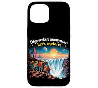 Edge-seekers Anonymous Let's Explore The Earth Is Flat Case for iPhone 15