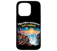Edge-seekers Anonymous Let's Explore The Earth Is Flat Case for iPhone 15 Pro