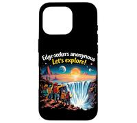 Edge-seekers Anonymous Let's Explore The Earth Is Flat Case for iPhone 16 Pro