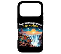 Edge-seekers Anonymous Let's Explore The Earth Is Flat Case for iPhone 17 Pro