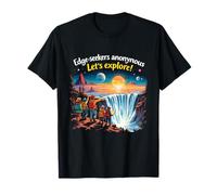 Edge-seekers Anonymous Let's Explore The Earth Is Flat T-Shirt
