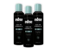 Edge Shave Gel for Men Cooling Eucalyptus & Tea Tree 7oz (3 Pack) - Shaving Gel For Men That Moisturizes Protects and Soothes To Help Red