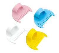 Edge Stitch Lock & Sewing Gauge, 4pcs 3/4mm DIY Stitching Tool with Blanket Stitch Thumb Guide Needle Gauge Quilting Ruler for Straight & Curved Seams, Sewing Rulers and Guides Measuring Tools