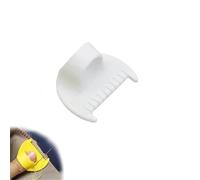 Edge Stitch Lock & Sewing Gauge,DIY Stitching Tool Quilting with Thumb Guide,Sewing Needle Gauge Measuring Tool,Finger SewingTemplate,Hemming& Crafts,for Sewing Beginners (4mm White)