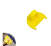 Edge Stitch Lock & Sewing Gauge - DIY Stitching Tool Quiltings with Thumb Guide, Needle Gauge quilting Ruler Measuring Tool, for Quilting, Hemming & Crafts (Yellow*1, 3mm)