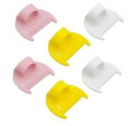 Edge Stitch Lock & Sewing Gauge, Sewing Needle Gauge Measuring Tool, Mini Sewing Finger Ruler for Even Stitches, 4mm Sewing Templates, (6pcs)