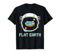 Edge Theory Reflected in Helmet Funny Space Conspiracy T-Shirt