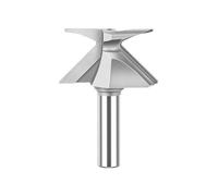 Edge Treatment & Grooving Router Bits,45 Degree Round Over Router Bit for Edge Forming R18/R30/R50 1/2-Inch,Woodworking Arc Integrated Slotting Trimming Machine Milling Tool (1/2*R18 seamless)