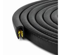 Edge Trim Black Large U Height 16.6 mm x 4.9 mm Grip Range (15 Meter)