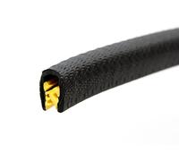 Edge Trim Black Large U Height 16.6 mm x 4.9 mm Grip Range (4 Meter)