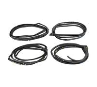 Edge Trim for Civic 2006 2007 2008 2009 2010 2011 4PCS Door Weatherstrip Silence Opening Gasket Weather Stripping Weather Stripping