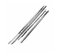 Edge Trim Guards for Nissan for Teana J32 2008~2011 2012 2013 Chrome Laminate Protector Weatherstrip Window Glass Sealed Strip Car Door Guard(Plating 4pcs)