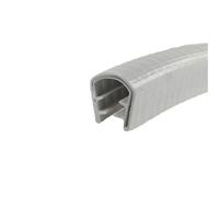 edge trim, U Shaped Premium Rubber Seal Strip 3.28FT with Metal Fit Gap Weatherproof and Flexible Door and Window(Red,26mm x 17mm)