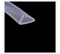 Edge Trim, U-Shaped Sealing Strip 3.28 feet Translucent Rubber Weather Easy to Cut(17mm x 30mm)