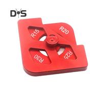 Edge Trimming Tool Router Templates Aluminum Alloy R-Angle T-Angle Templates Corner Clip Edge Shaping Template
