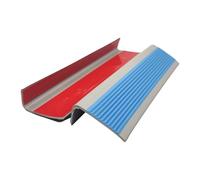 EdgeCorner Protectors， Stair Slip Strips Multicolor 100x5x2.5cm Self-Adhesive L-Shaped Edge Trim(Blue)