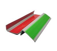 EdgeCorner Protectors， Stair Slip Strips Multicolor 100x5x2.5cm Self-Adhesive L-Shaped Edge Trim(Green)