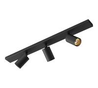 Edgeform - Canspot 57 Triple Bar Spotlight, Black / Brass - Black