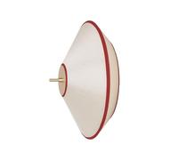 Edgeform Tafta Wall/ Ceiling Light Ø40 Red/Off-White